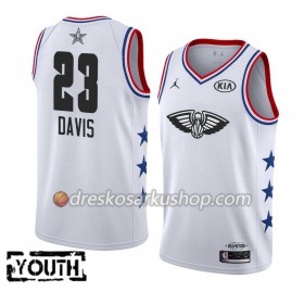 Dječji NBA Dres New Orleans Pelicans Anthony Davis 23 2019 All-Star Jordan Brand Bijela Swingman